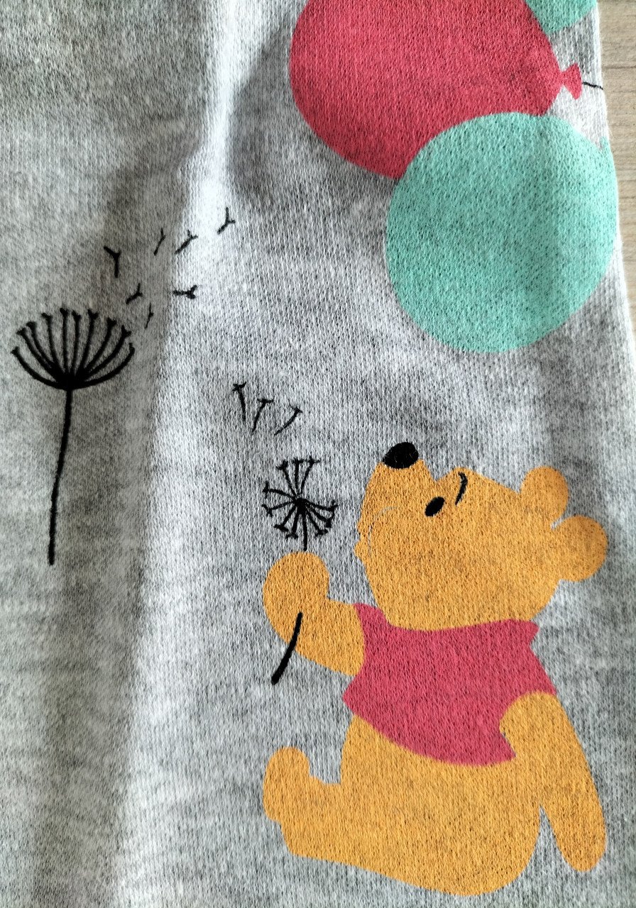 Disney babybroekje Winnie the Pooh grijs maat 74/80