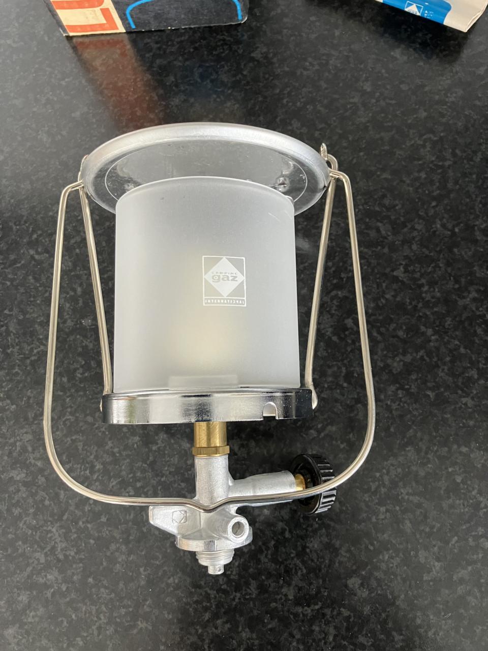 Vintage Campingaz lamp / lantaarn. Lumogaz