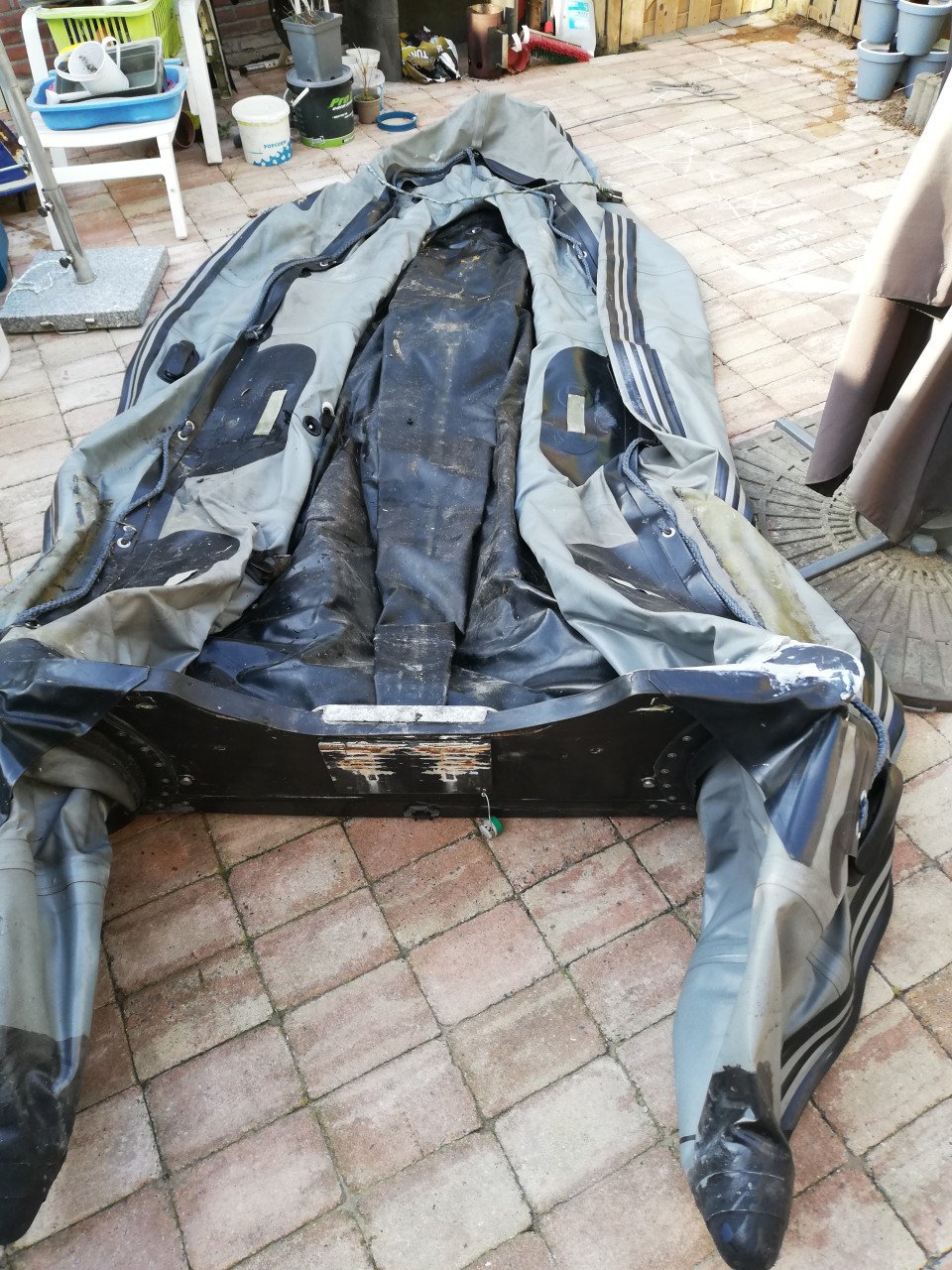 Lombard rubber opblaas boot 3.60 meter