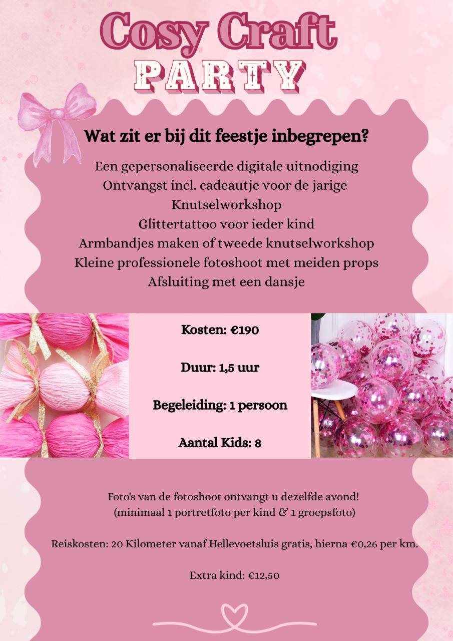Beauty & prinsessen kinderfeestjes aan huis! 🩷