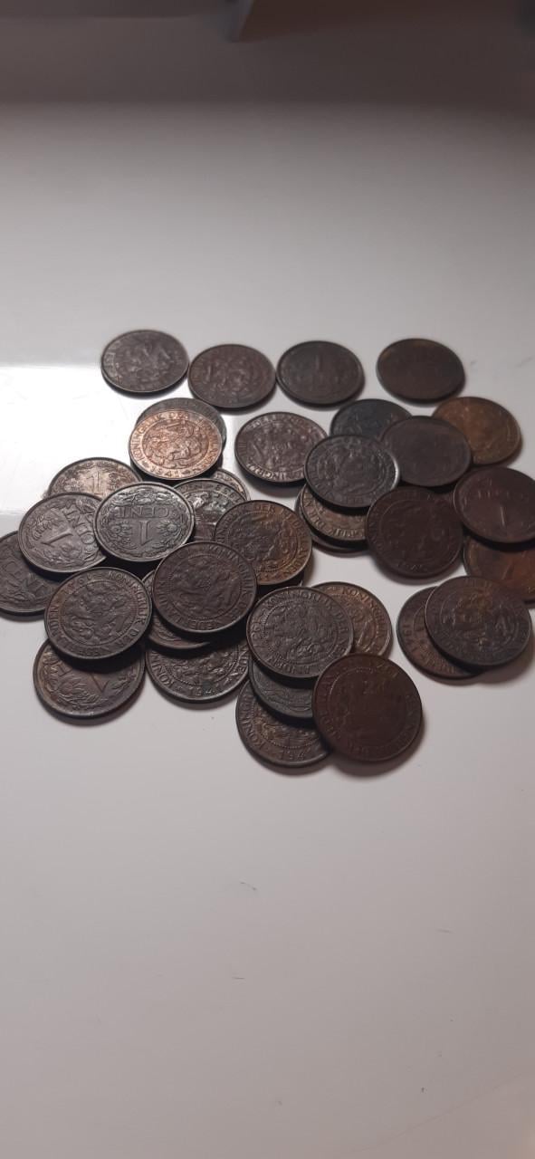 Lotje 1 cent wilhelmina