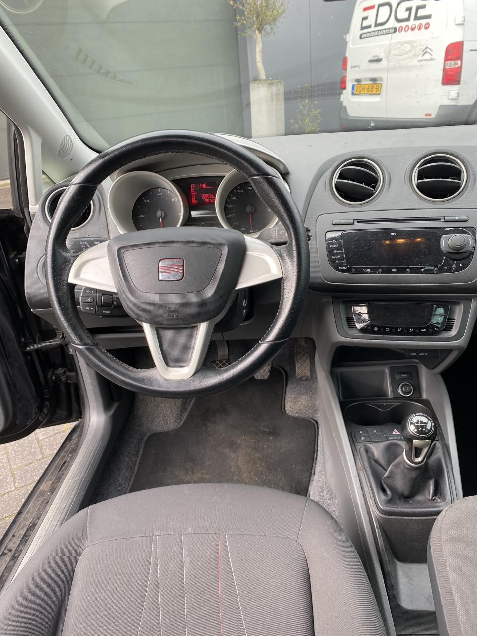 Seat Ibiza 1.2TDI 55KW Ecomotive ST 2012 Zwart | NAP