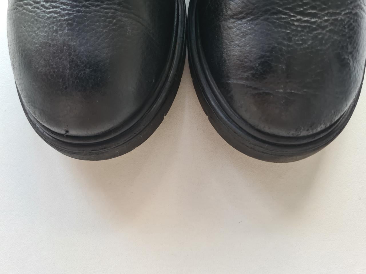 Stoere zwarte leren boots van Limelight Maat 34