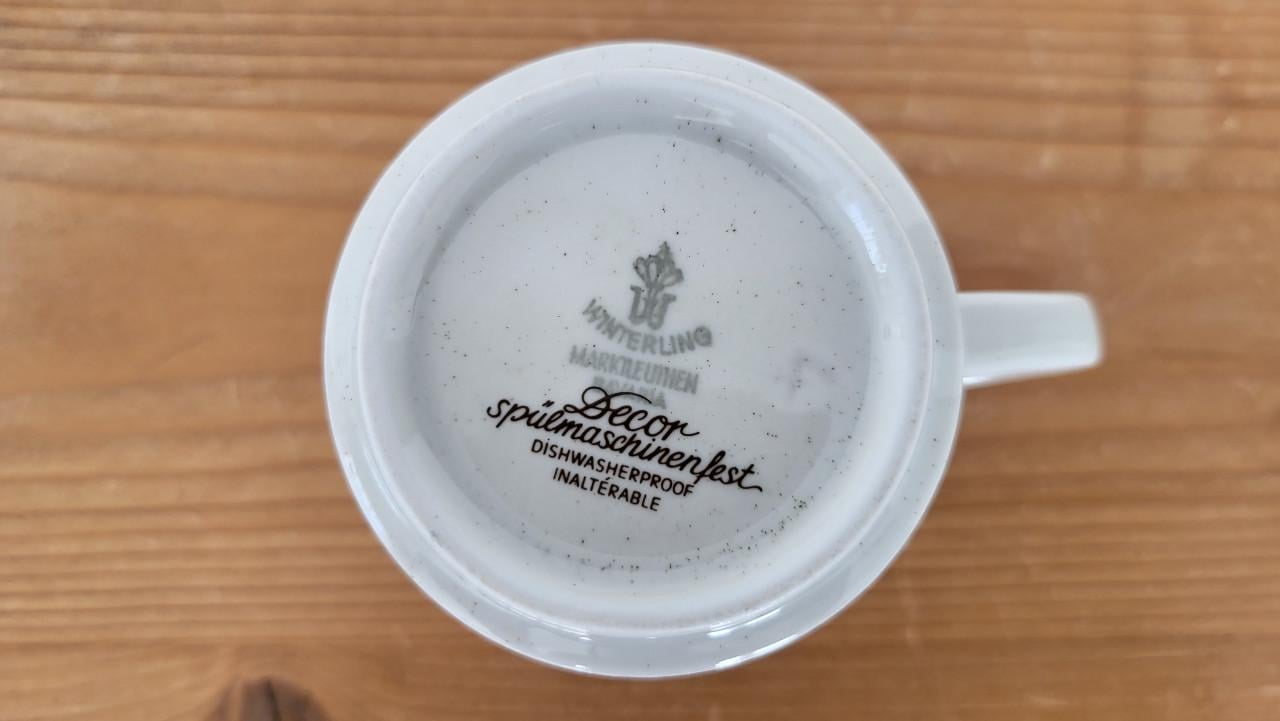 Kop en schotel Winterling Bavaria voor Douwe Egberts
