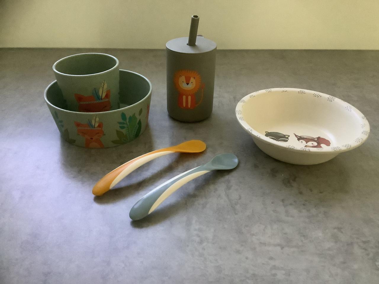 Koziol Beker + Schaal, Lonnie Beker met rietje/deksel, Wrendale Schaaltje