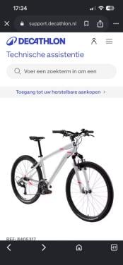 DAMES MOUNTAINBIKE WIT