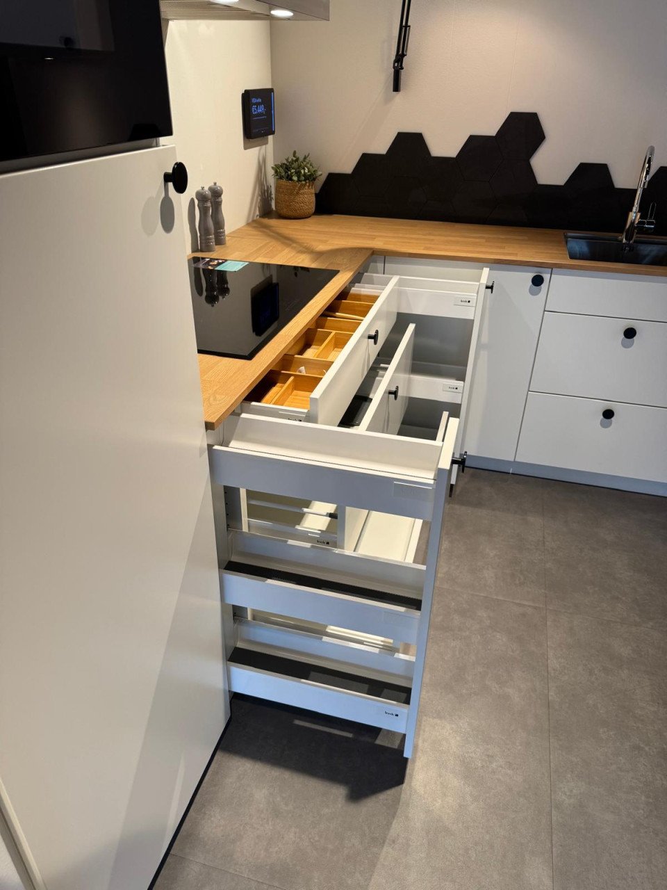 HOEK KEUKEN KVIK VEDA WHITE
