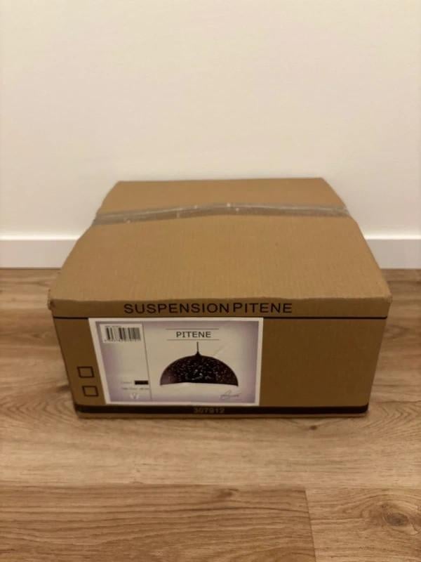 Suspension Pitene hanglamp zwart 40cm nieuw in doos