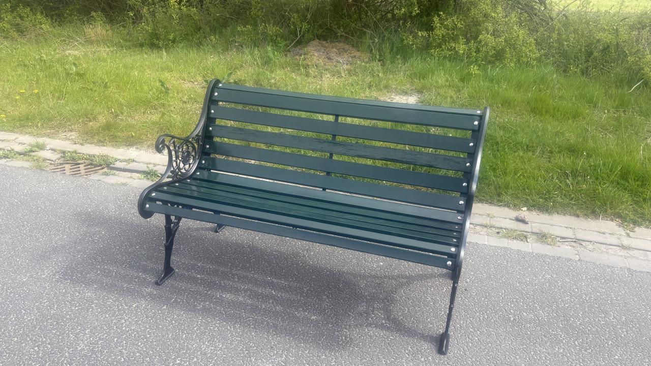 Gietijzeren tuinbank