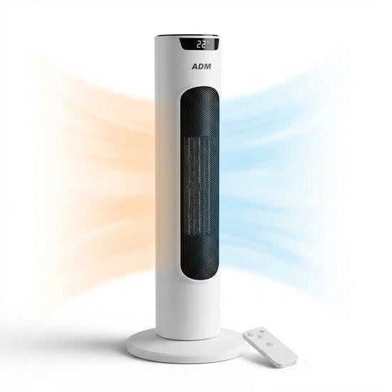 Fan heater cooling & heating in one