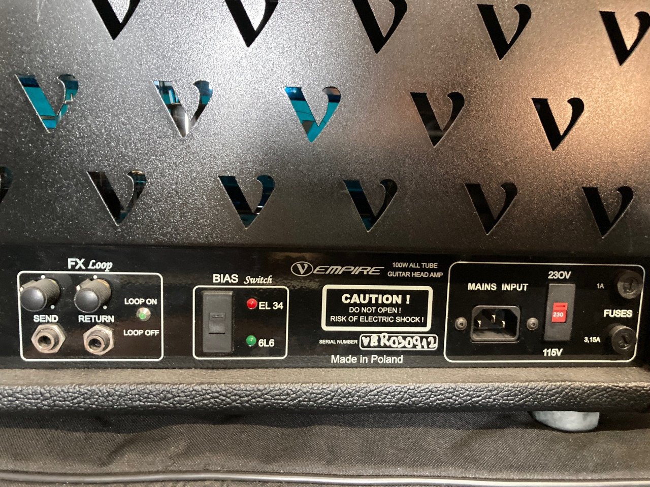 METALL/ROCK/PROG!! V-Empire BLUE RUMBLE MKII AMPLIFIER