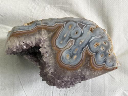 Mineralen: amethyst/agaat