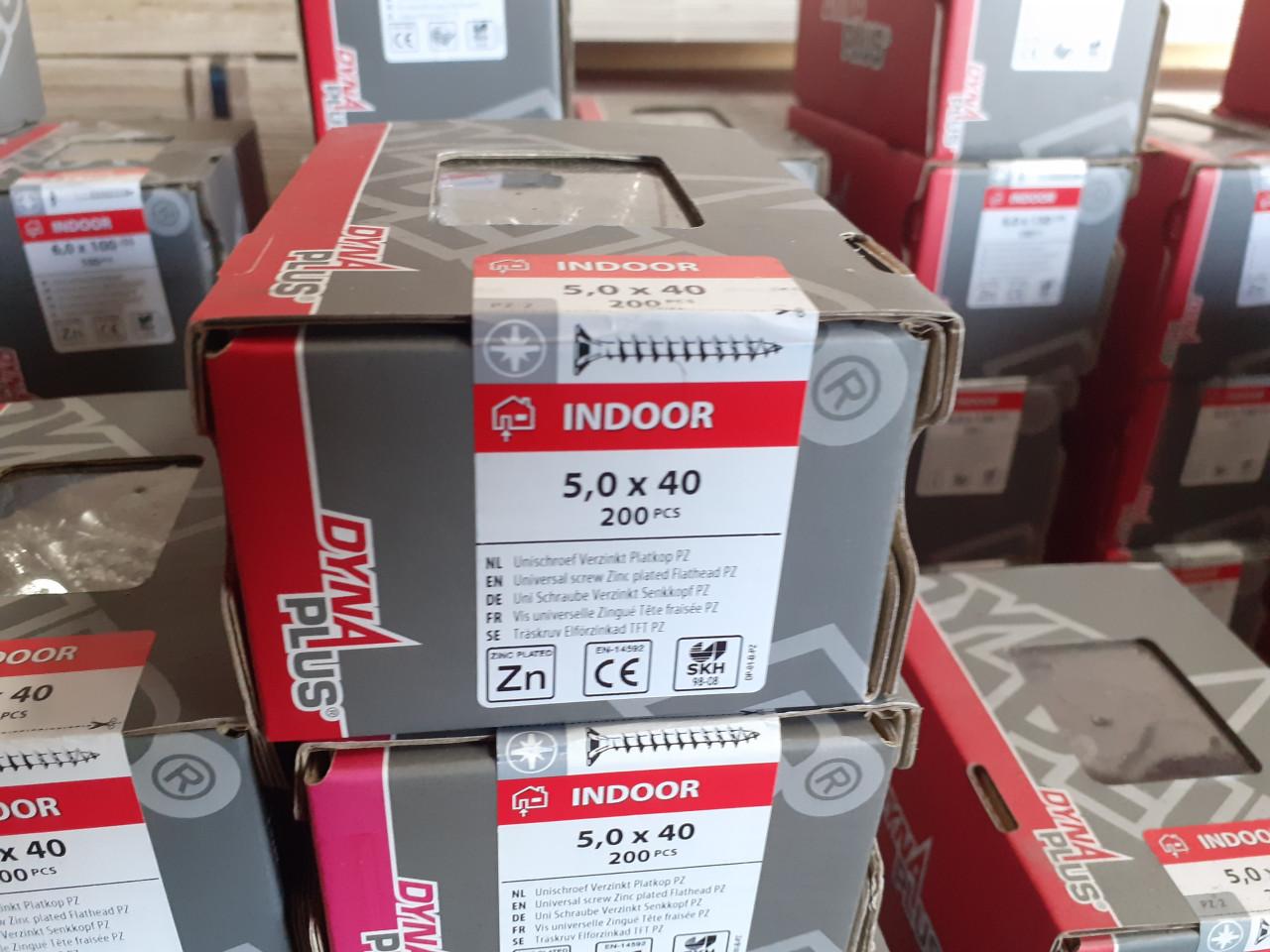 Dynaplus schroeven 3,12 tot 6.200  pz drive, kruiskop 50 % korting bij HHZB