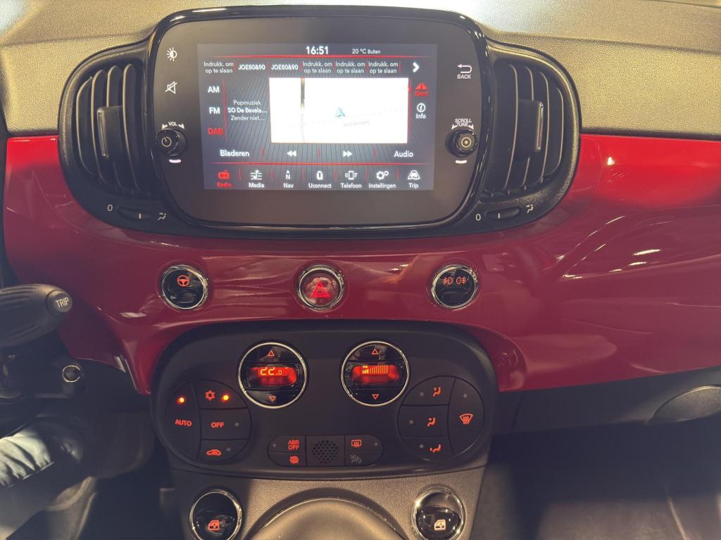 Fiat 500 C 1.0 hybrid | airco (autom) | navi | cruise c | 16 "| bluetooth |
