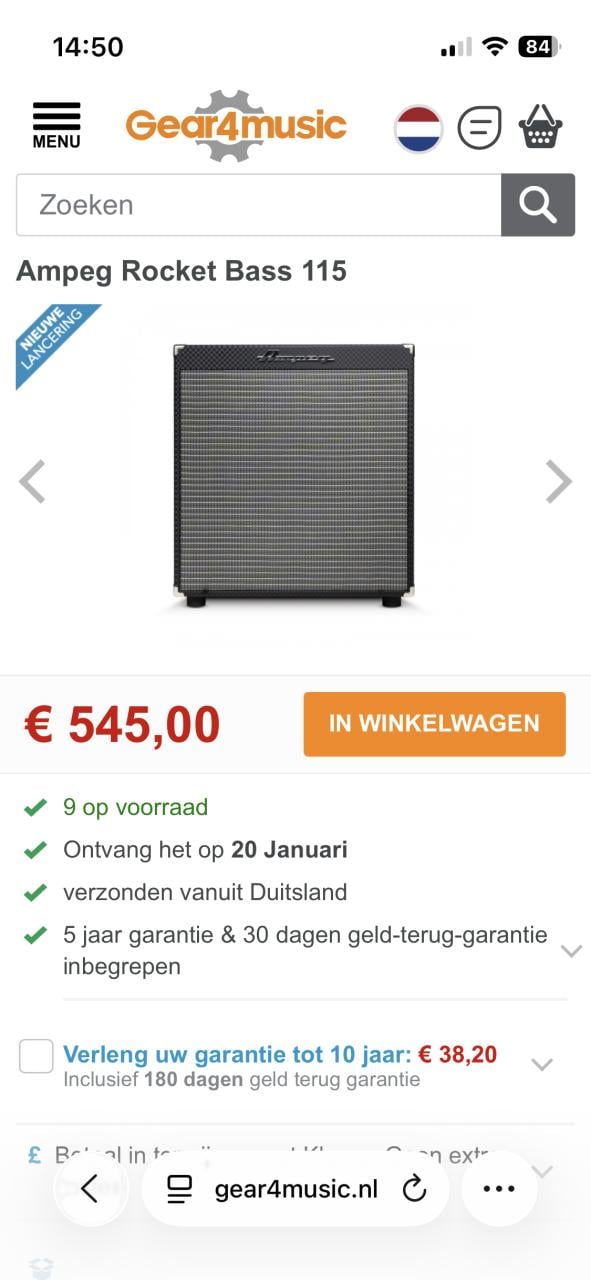 Ampeg pf 800 en box pf 115