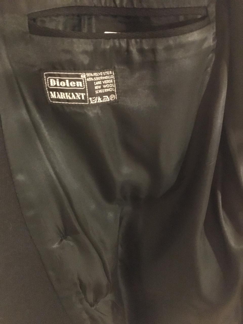 Zwart heren colbert maat 52 Gestoomd en in prima staat!