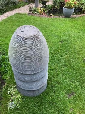 Grote kunststof tuin sierpotten