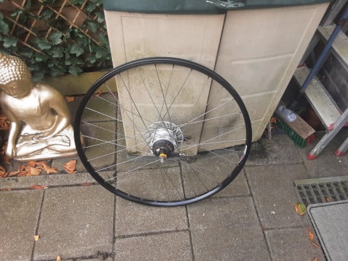 Gazelle 28 inch nexus achterwiel, 7 speed,rollerbrake rem