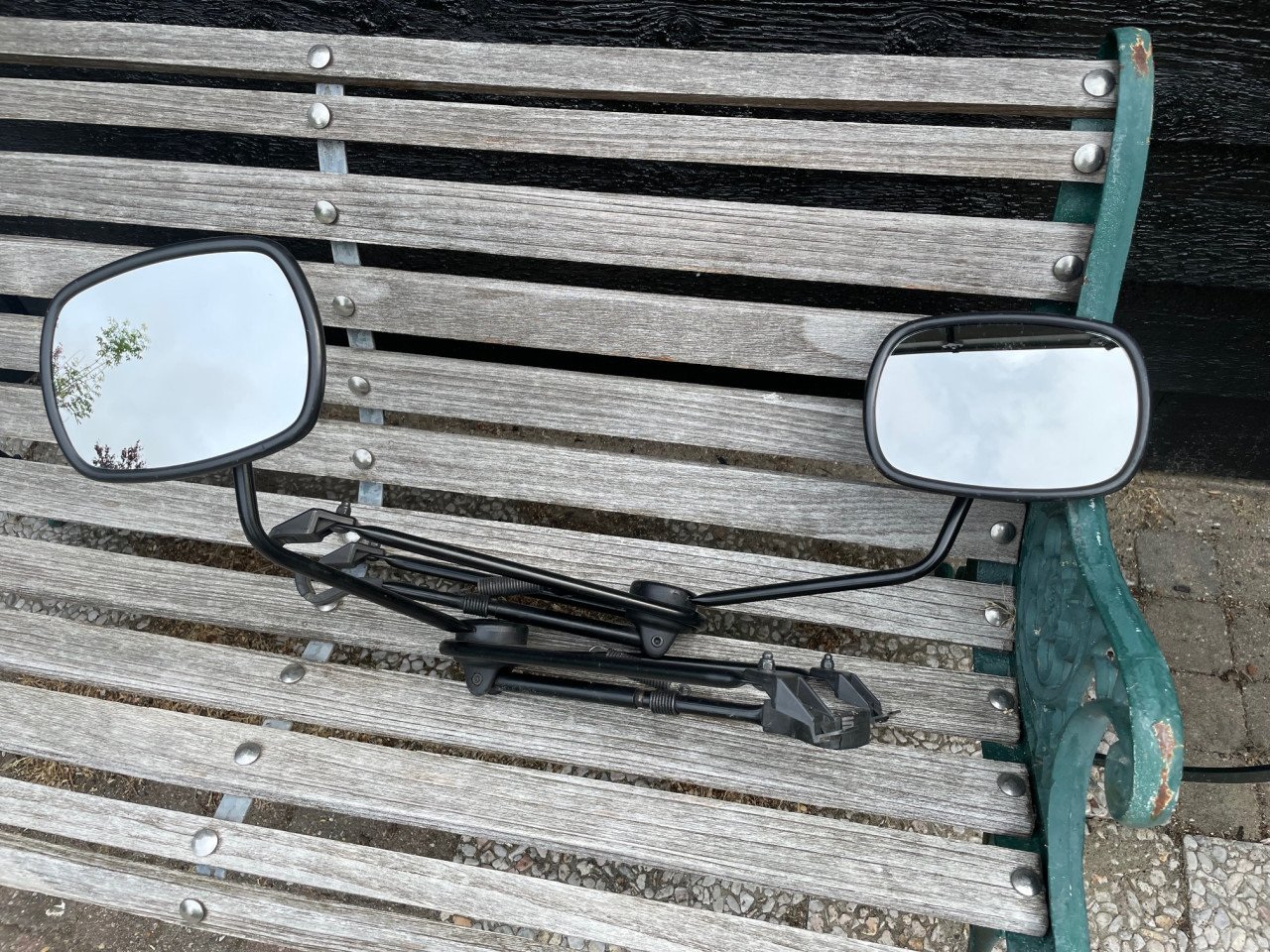 Spatbord caravanspiegels voor Volvo V70