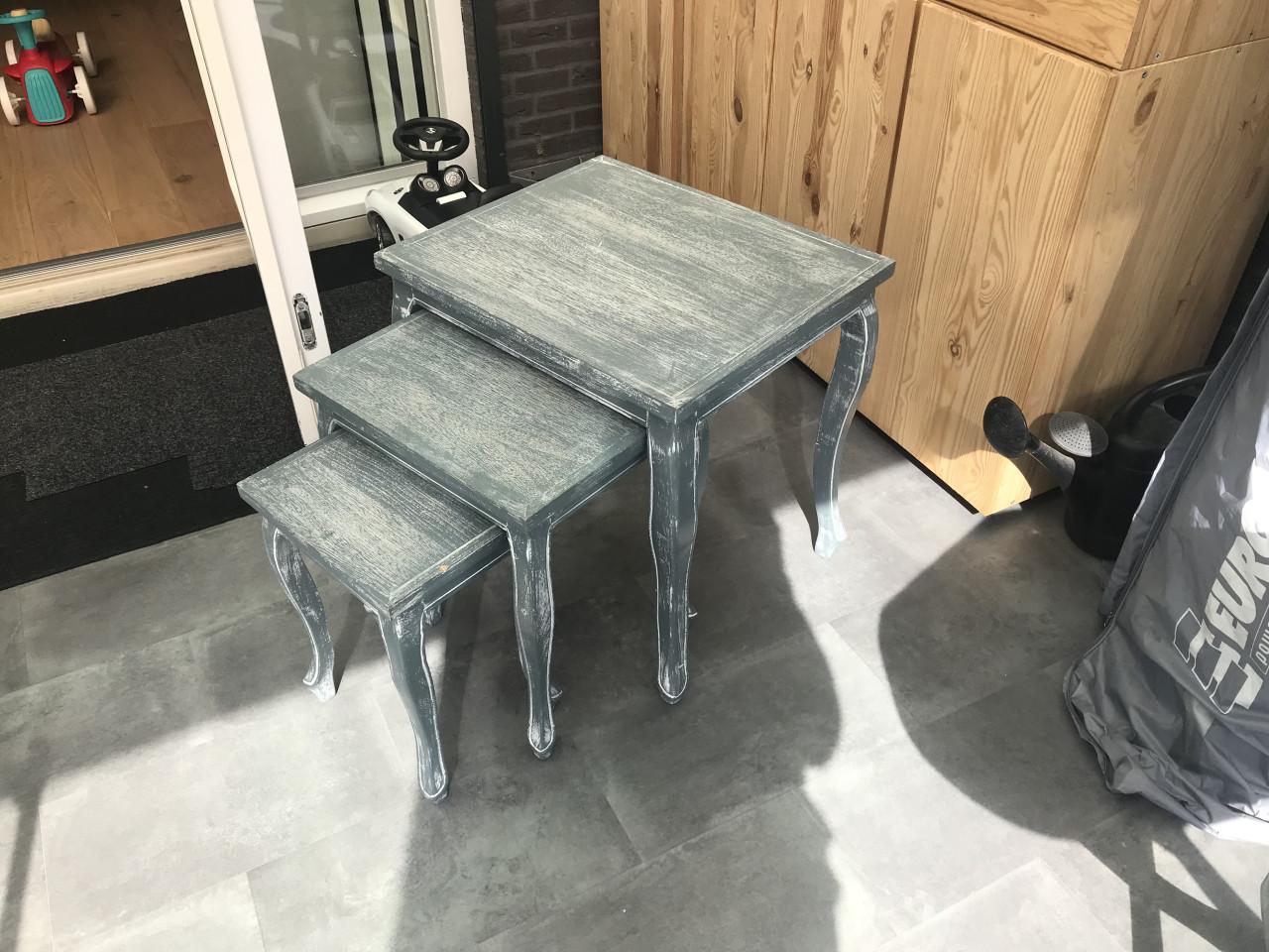 Bijzet tafels, 3 stuks