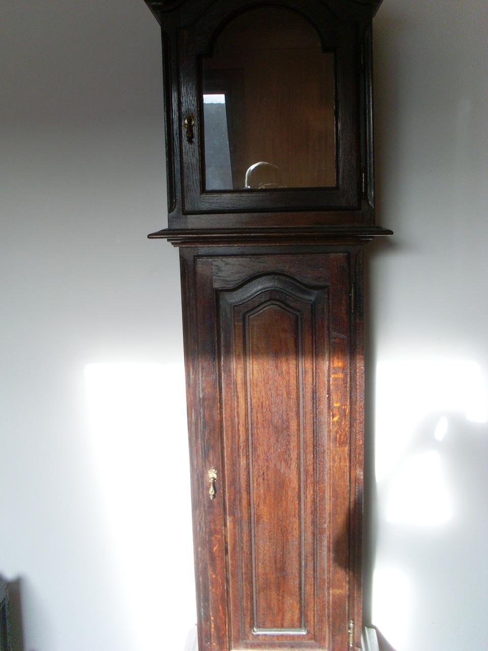 Houten staande klok