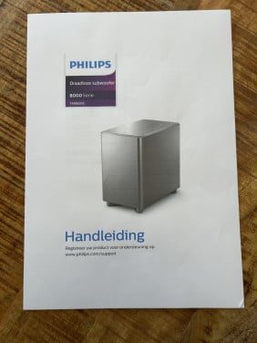 Draadloze subwoofer Philips