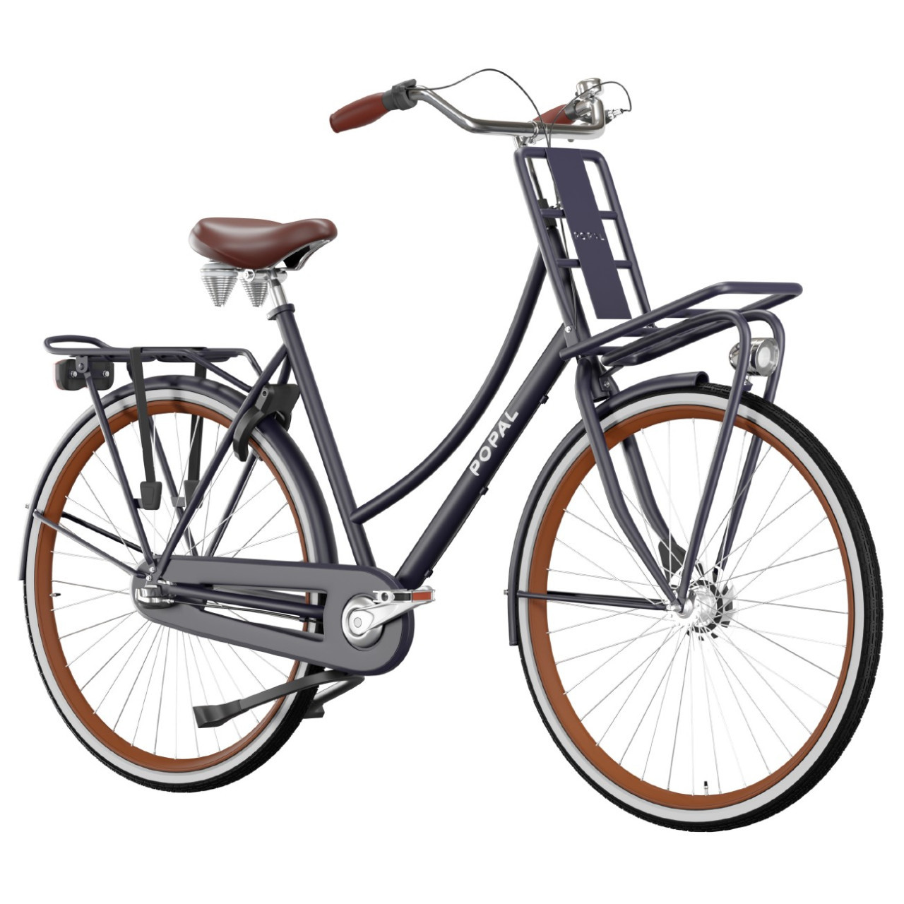 Nieuwe Popal 2025 Daily Dutch Prestige N3RN Damesfiets 59cm Remnaaf 3 versn