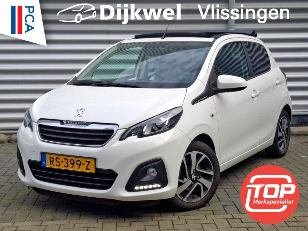 Peugeot 108 1.0 e-vti allure cabrio top! airco/cam/lmv 5-drs