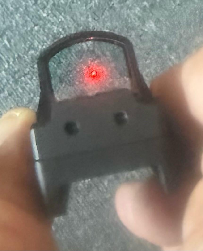 KLEINE REDDOT voor PISTOOL GEWEER LUCHTBUKS