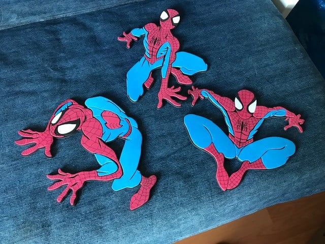 Foam Marvel superhelden figuren voor aan de wand