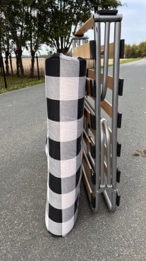 Opklapbed met matras