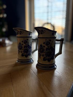 Delftsblauwe bierkannetjes