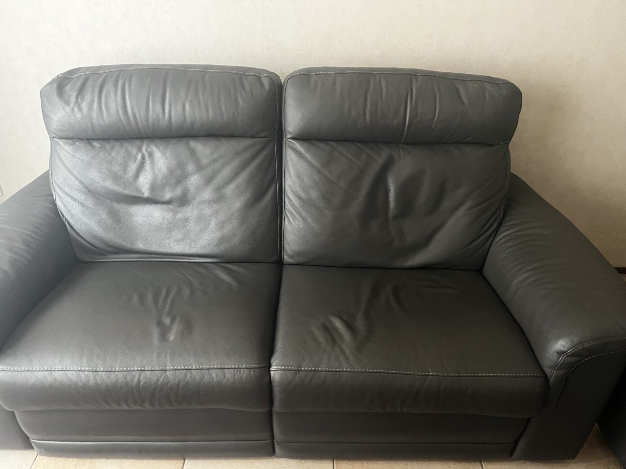Relax lederen 2,5 en 3 zits bank