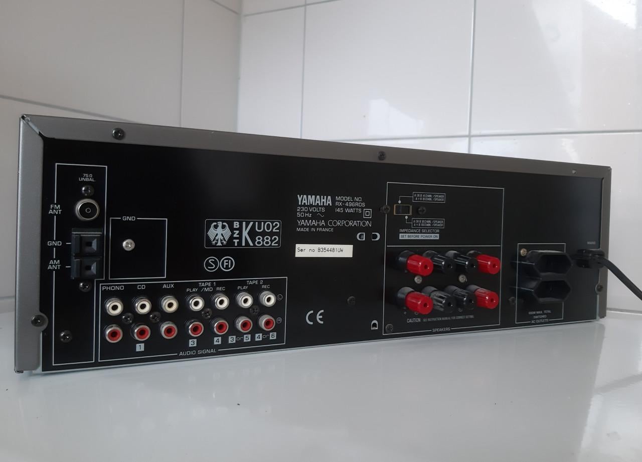 Yamaha RX-496RDS Natural Sound Stereo Receiver