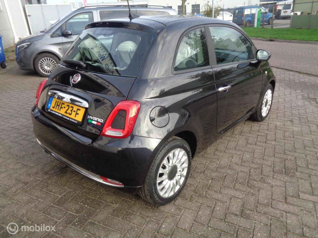 Fiat 500 1.0 hybrid lounge/big navi/carplay/dab/airco/cruise/lm velgen/1st 