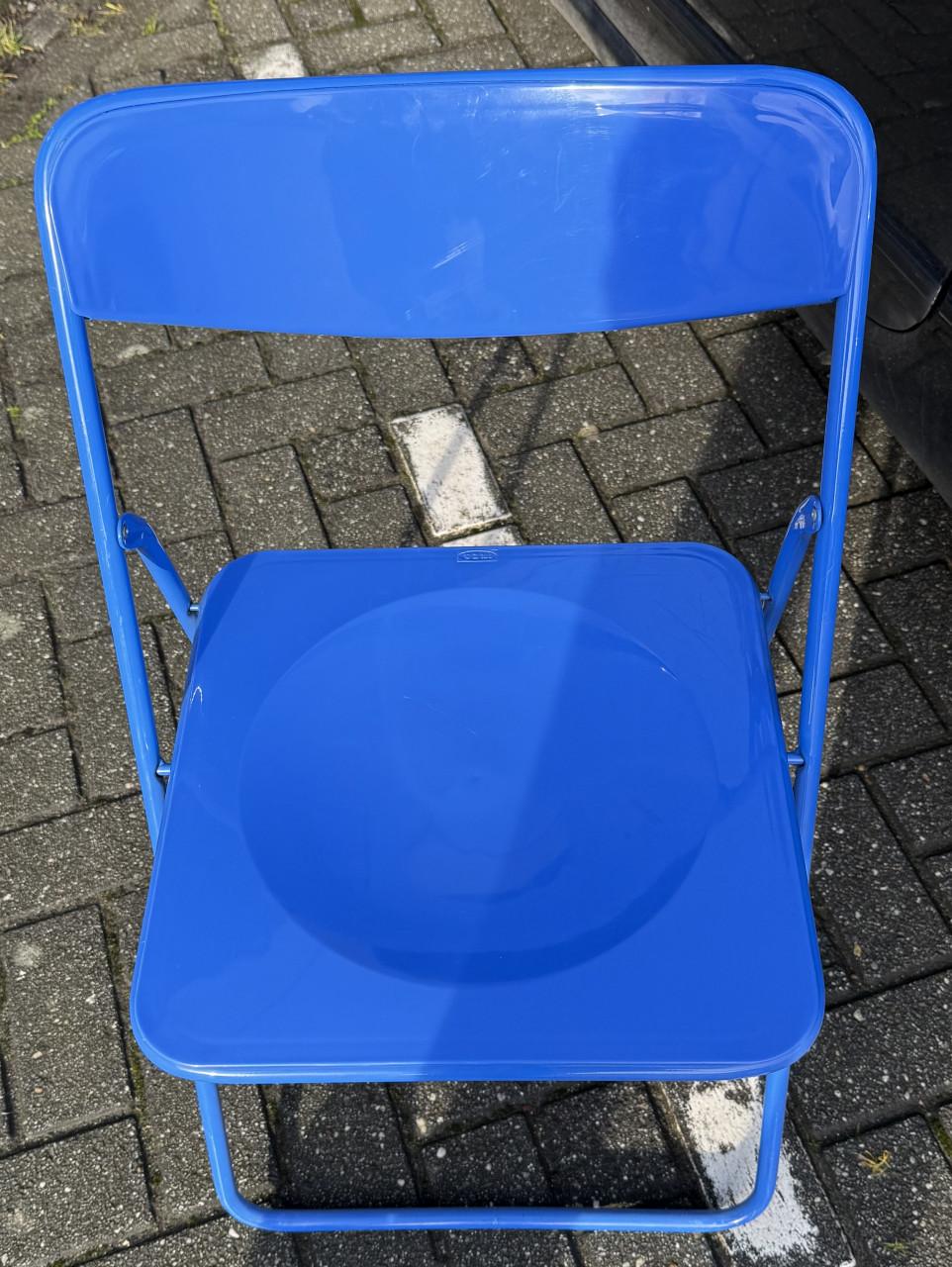 IKEA Ted klapstoel BLAUW Niels Gammelgaard IKEA