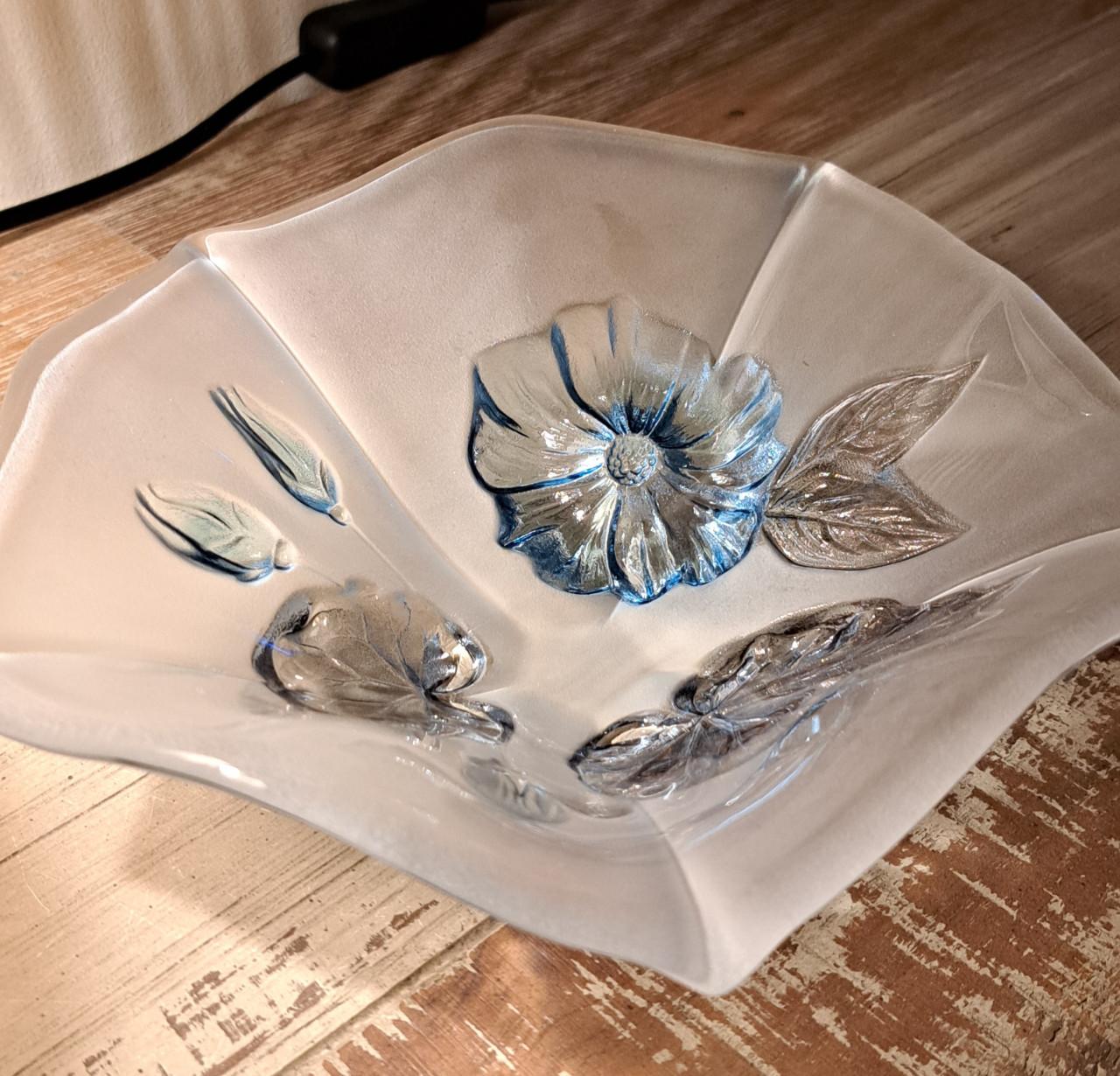 Vintage Calypso kristallen fruitschaaltje