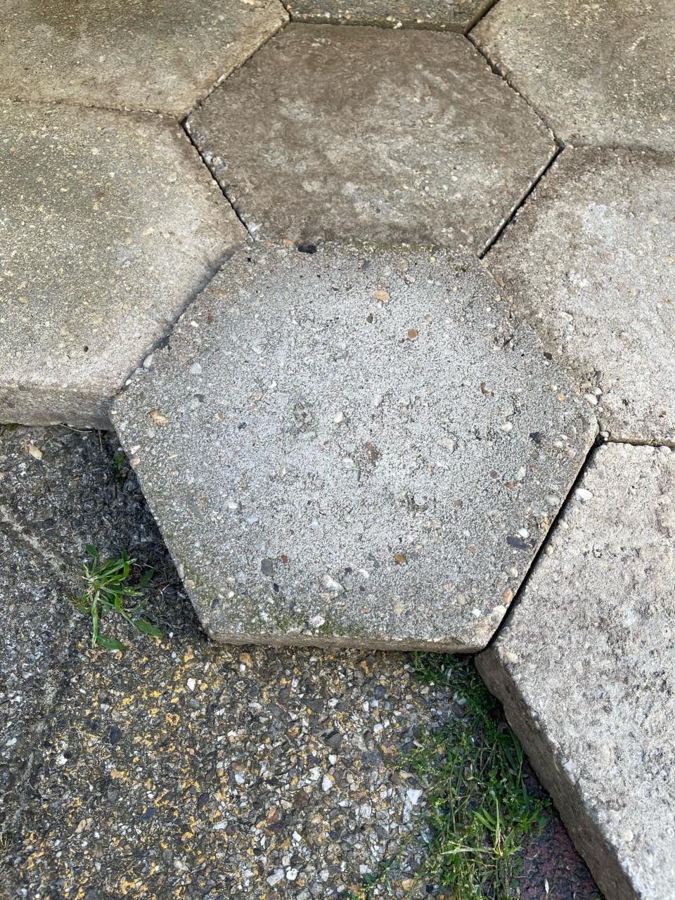 Gartis Hexagon betontegels (42 m2)