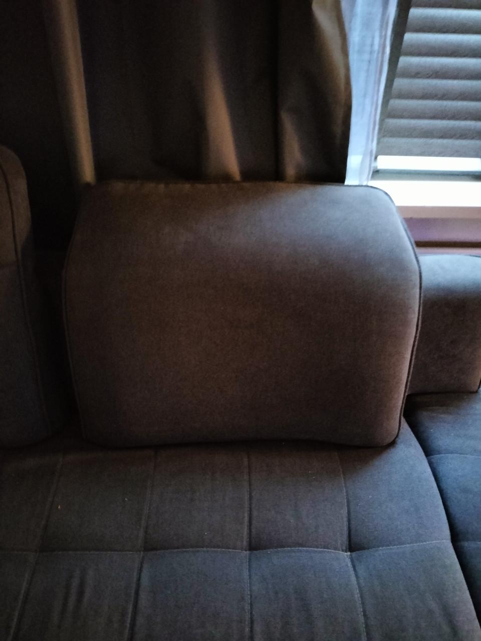 Hoekbank donker grijs