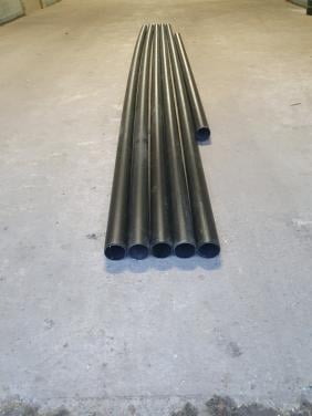 28 meter nieuwe Wavin PVC buis zwart.