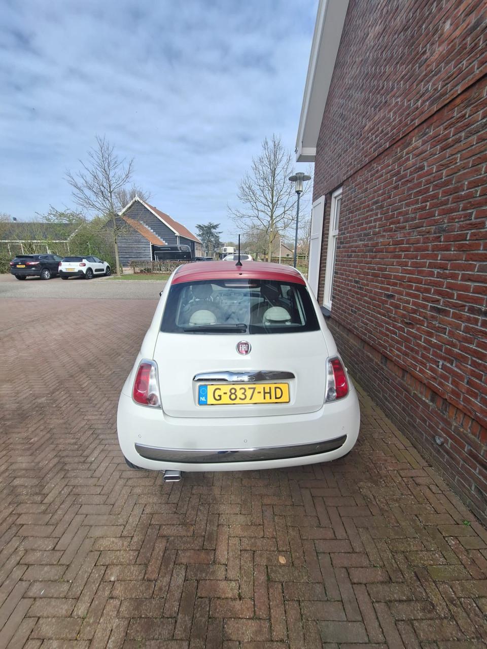 Te koop: nette fiat 500 panodak, climatecontrol.
