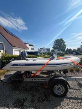 Wil je morgen al gaan varen? Grand RIB met Yamaha 15pk buitenboordmotor
