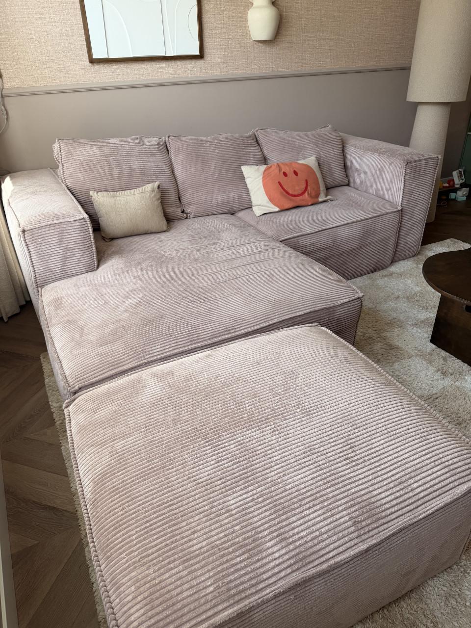 Hoekbank kave home + hocker