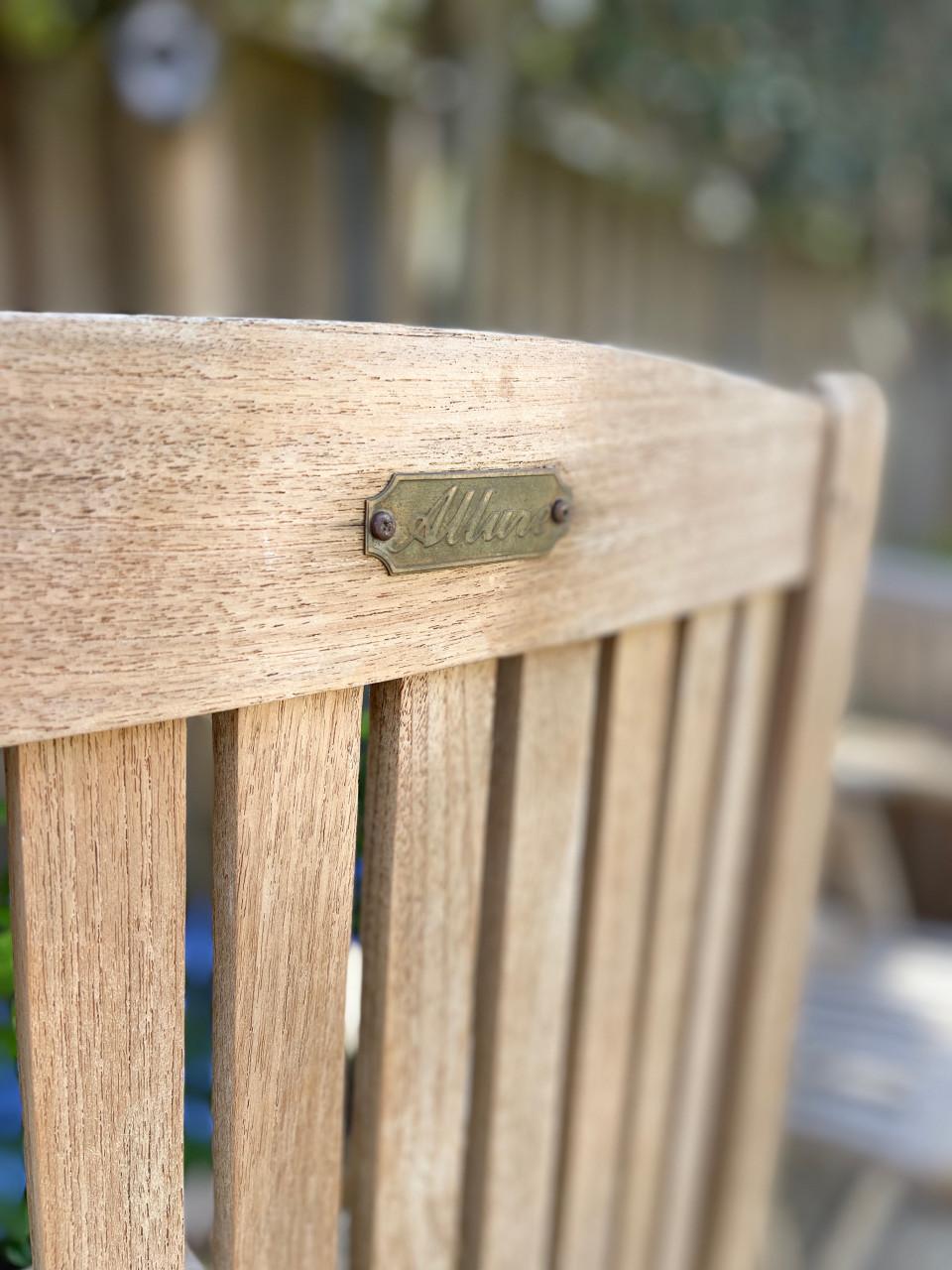 Teakhouten tuinstoelen inklapbaar