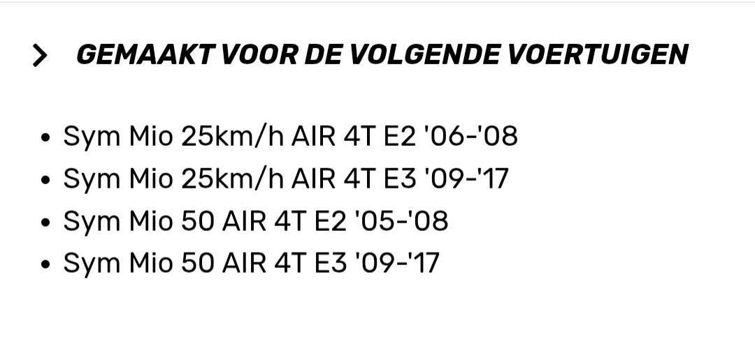 Scooter sym mio cdi met afstandbediening