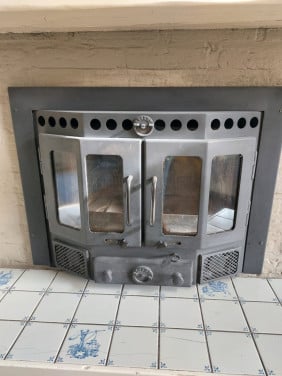 Inbouw Cassettehouthaard.