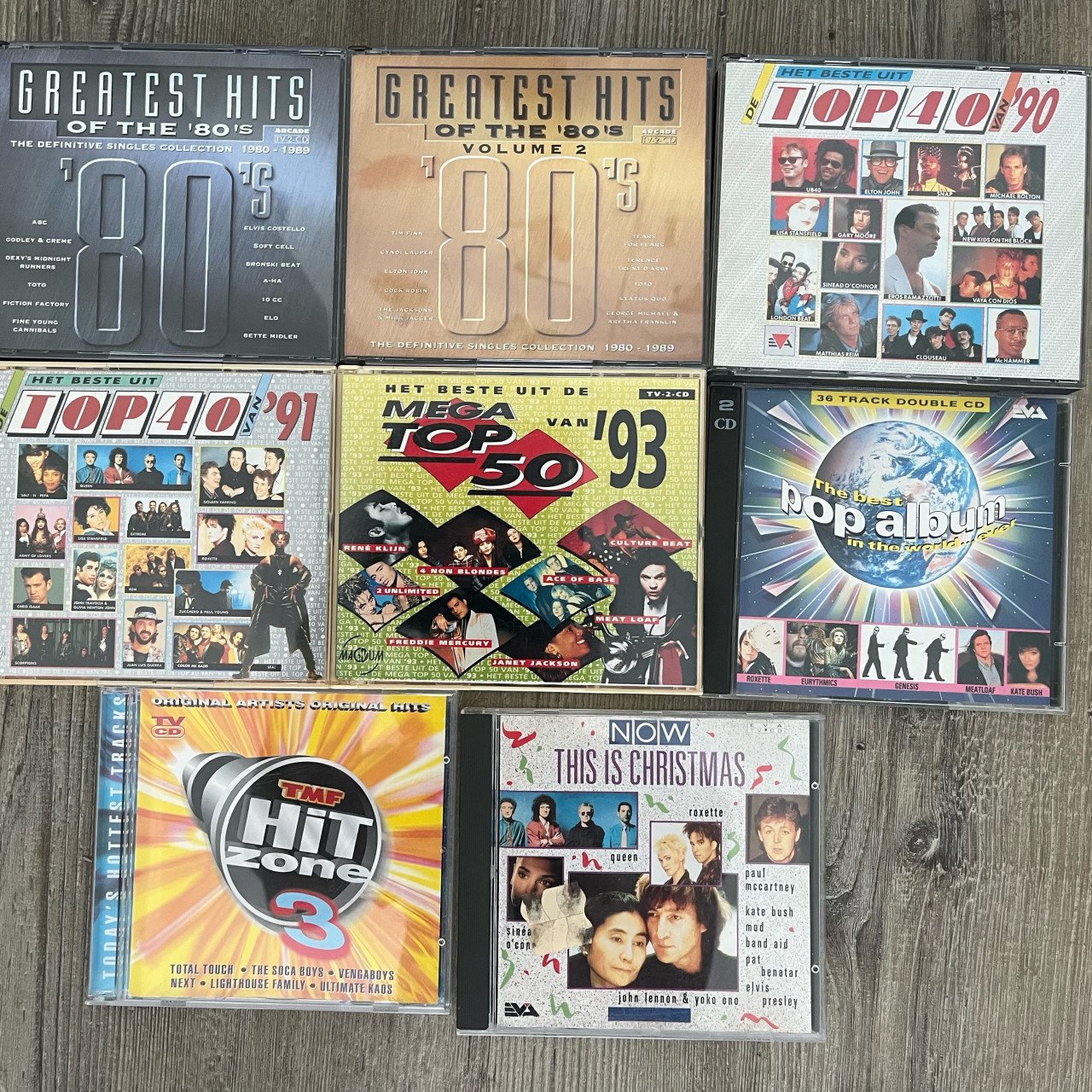 Diverse cd’s popmuziek