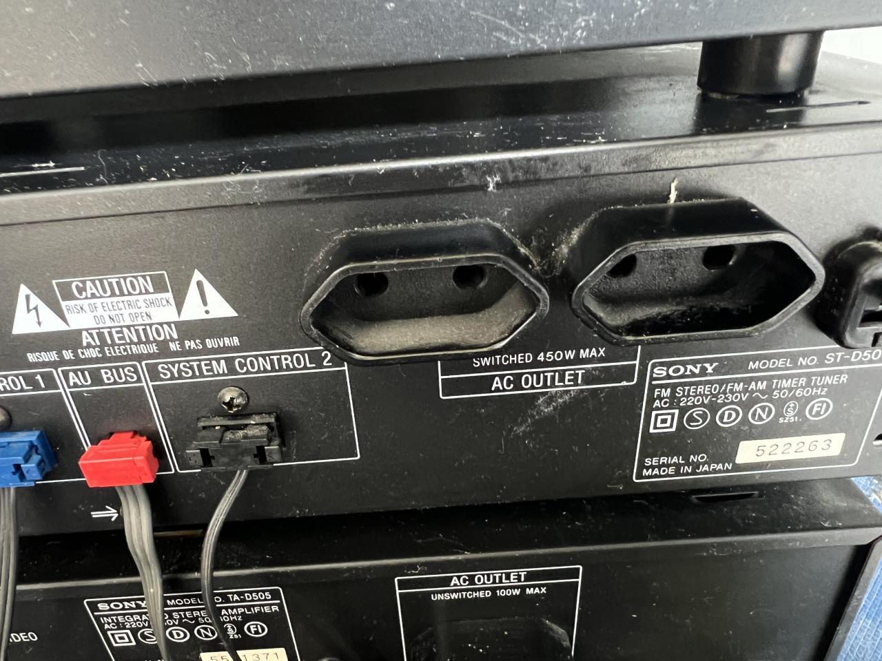Sony LBT-D505 hifi stereosysteem met boxen afstandbedining