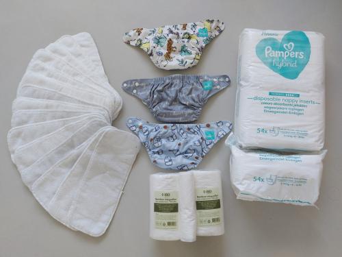 Pampers wasbare luiers en toebehoren