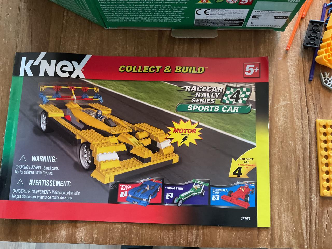 Knex racecar rally series sports car 4
